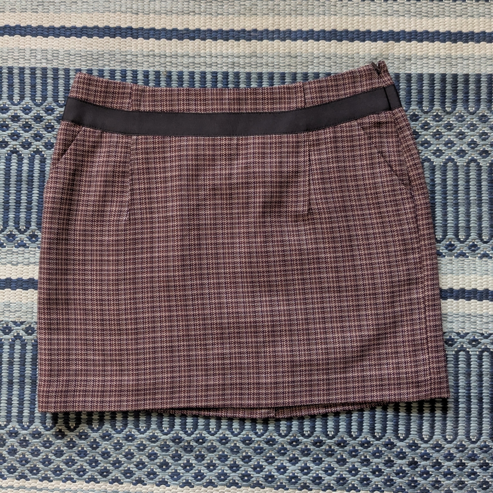 Plaid Mini Skirt From The Limited